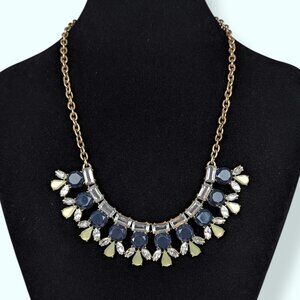 Vintage J. Crew Crystal & Lucite Statement Necklace